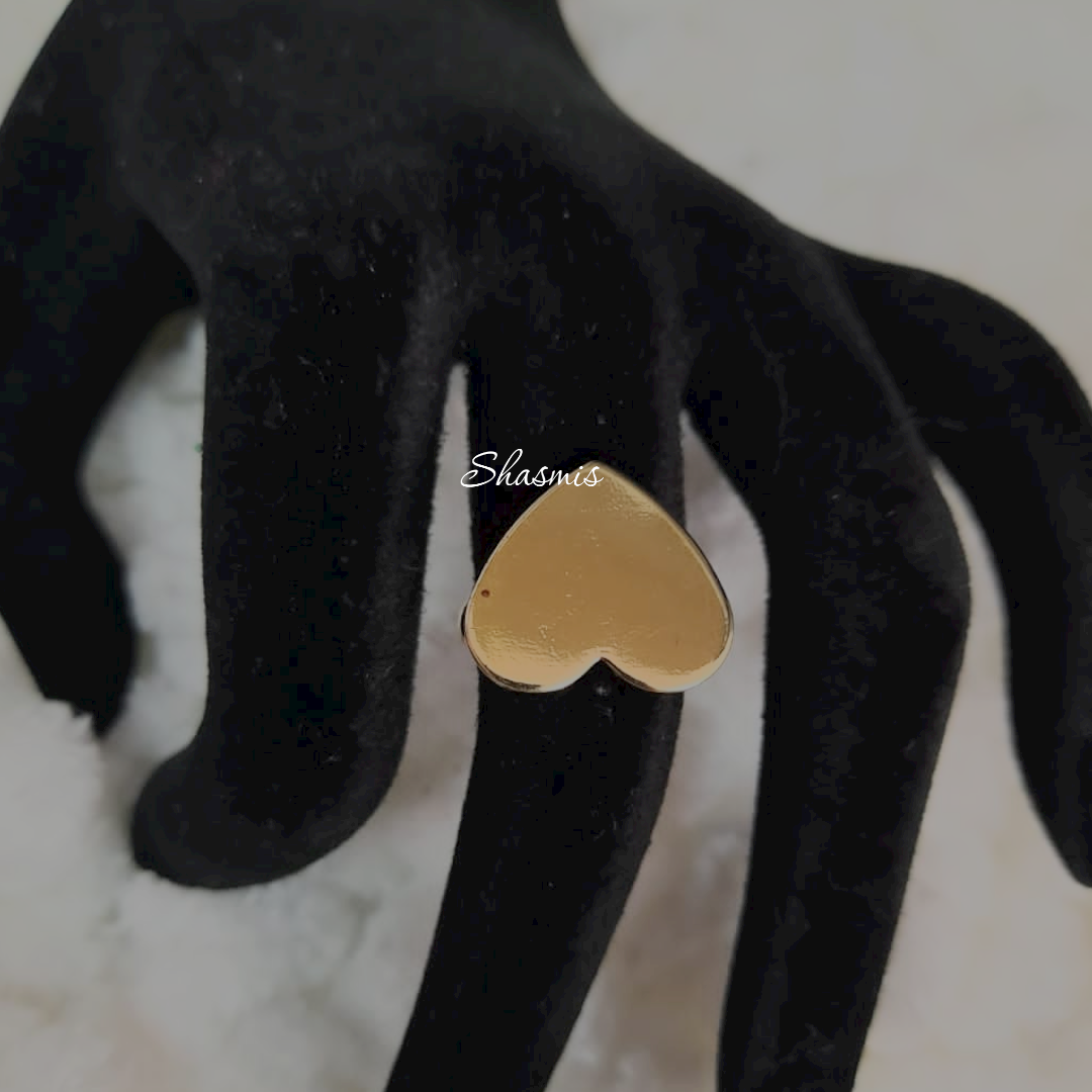 Heart Shape Gold Design Ring