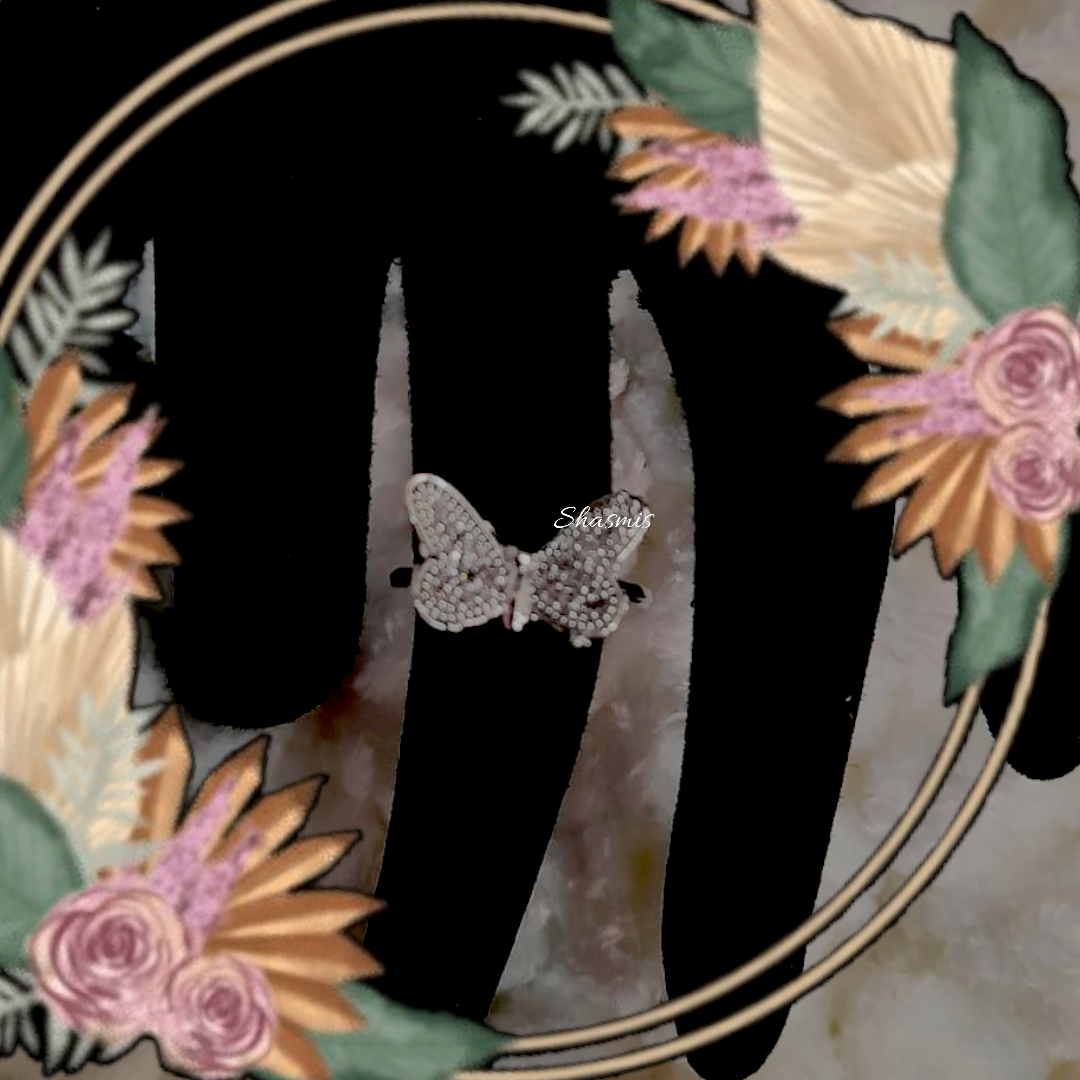 Butterfly Diamond Rings