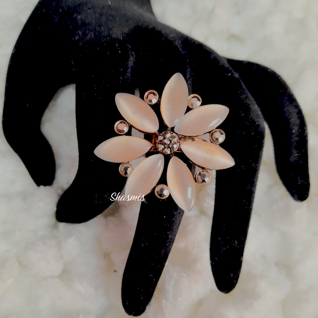 Diamond Flower Ring