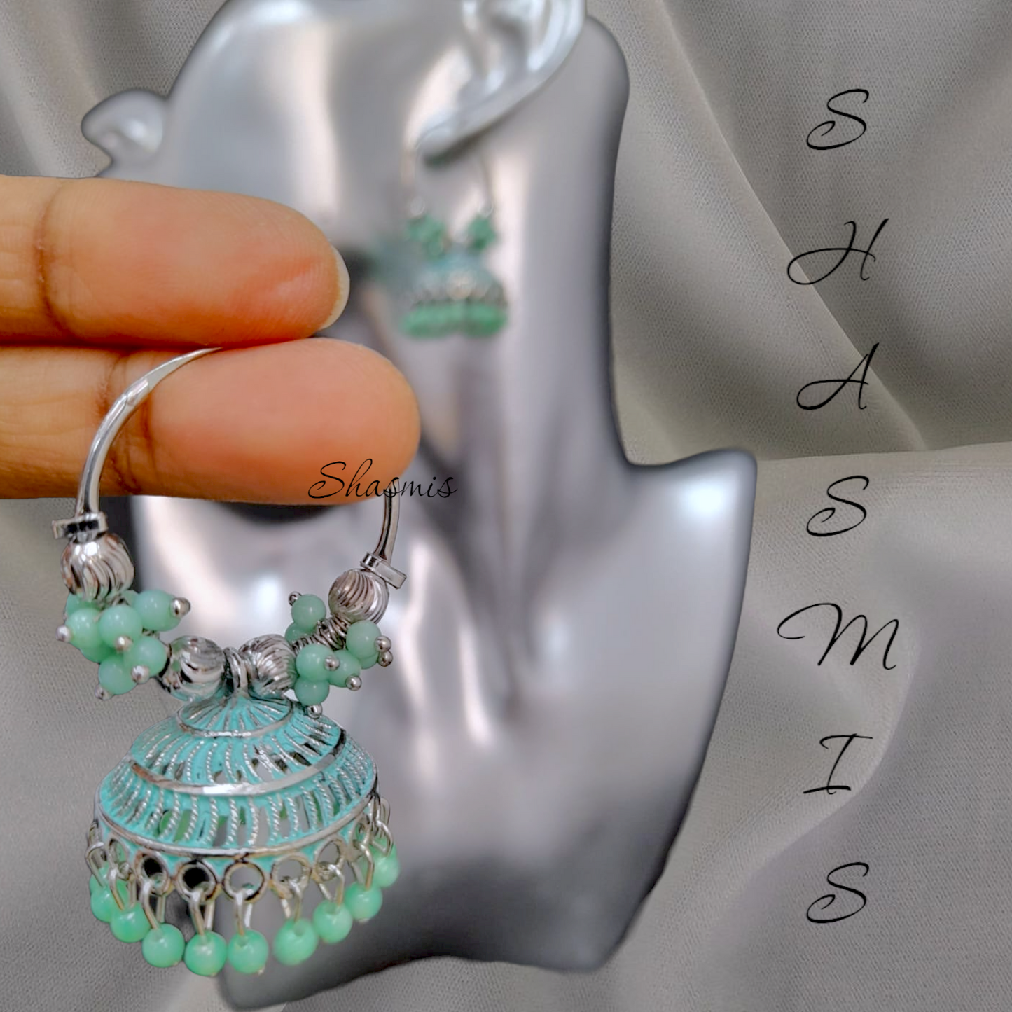 Hoop Jhumka Earrings