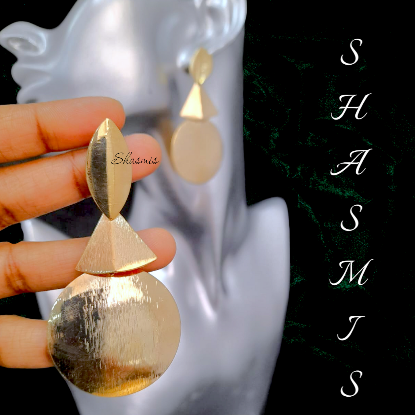 Gold Shaped Earrings