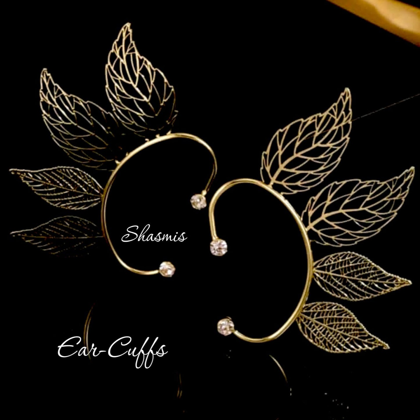 Leaves Gold Plated Earcuff