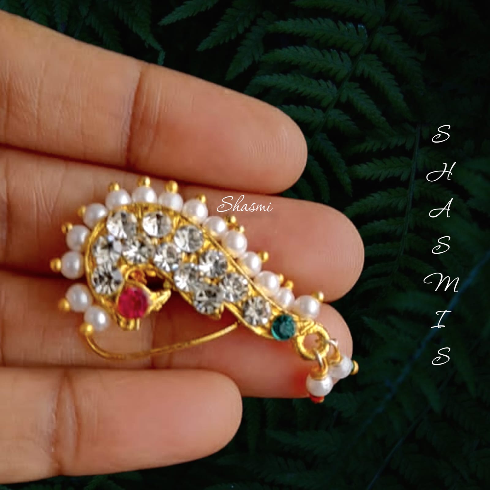 Maharashtrian style online nose pin