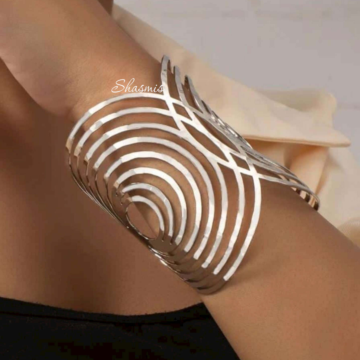 Silver Hand Cuff Bracelets
