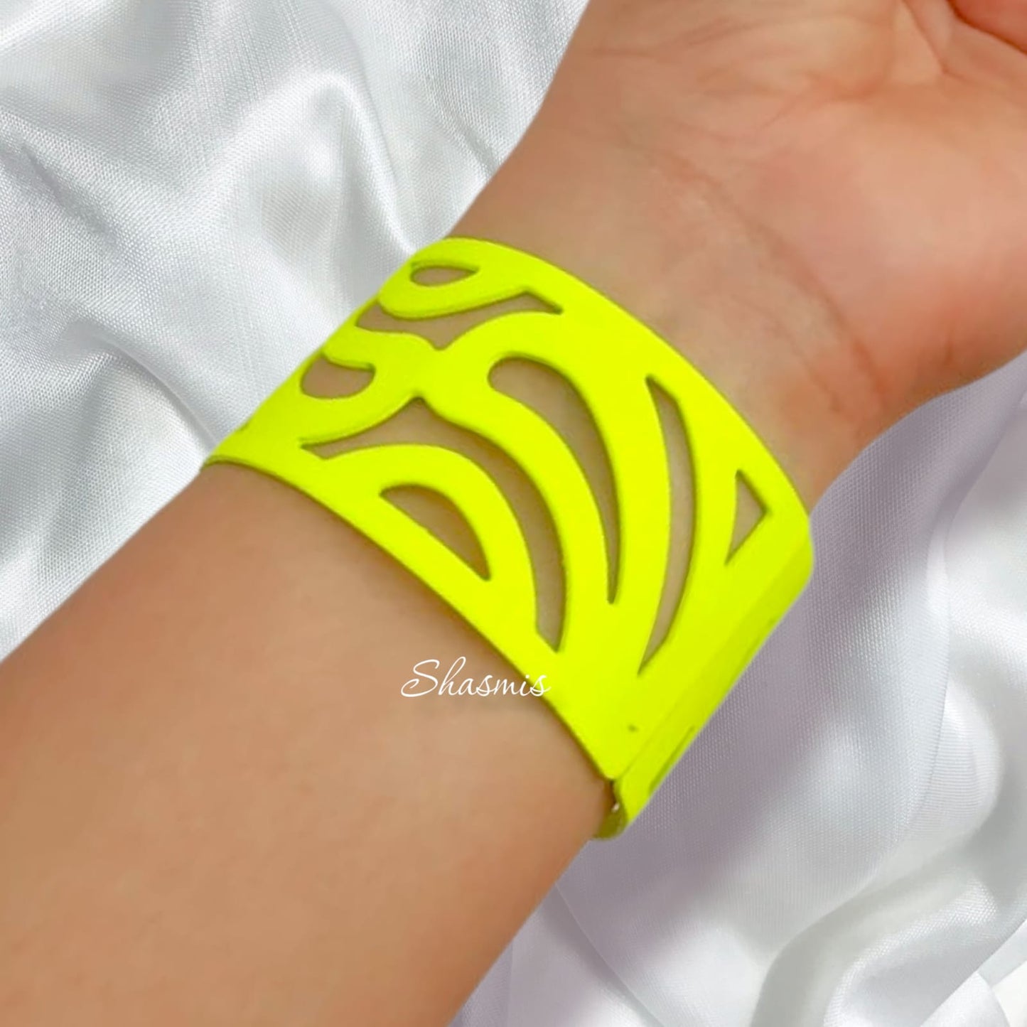 Lemon Yellow Neon Design Bracelets