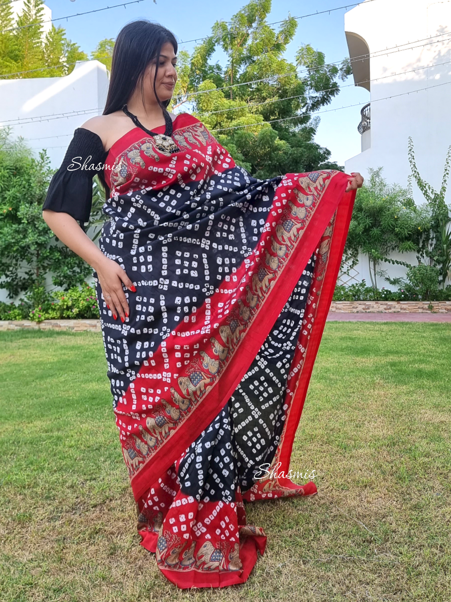 Jaipur Bandhani saree