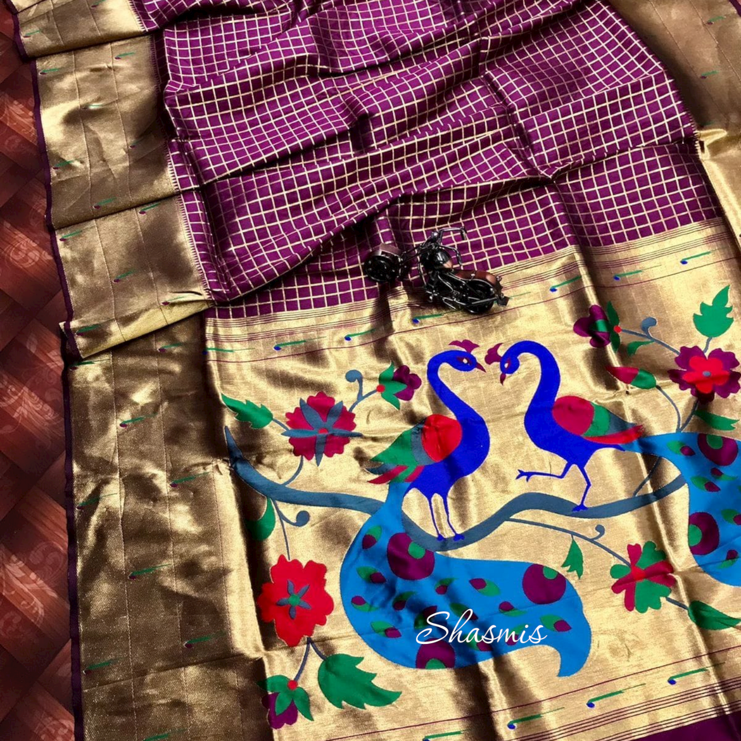 Sigle Pallu Pathani Saree