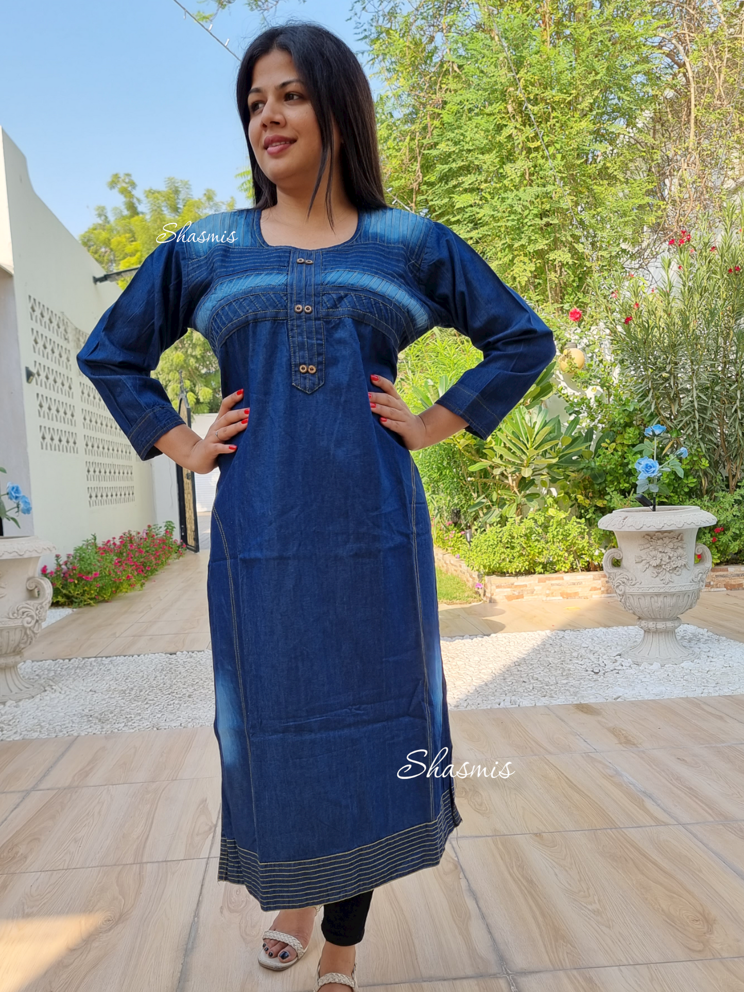 Denim Kurti Size 46