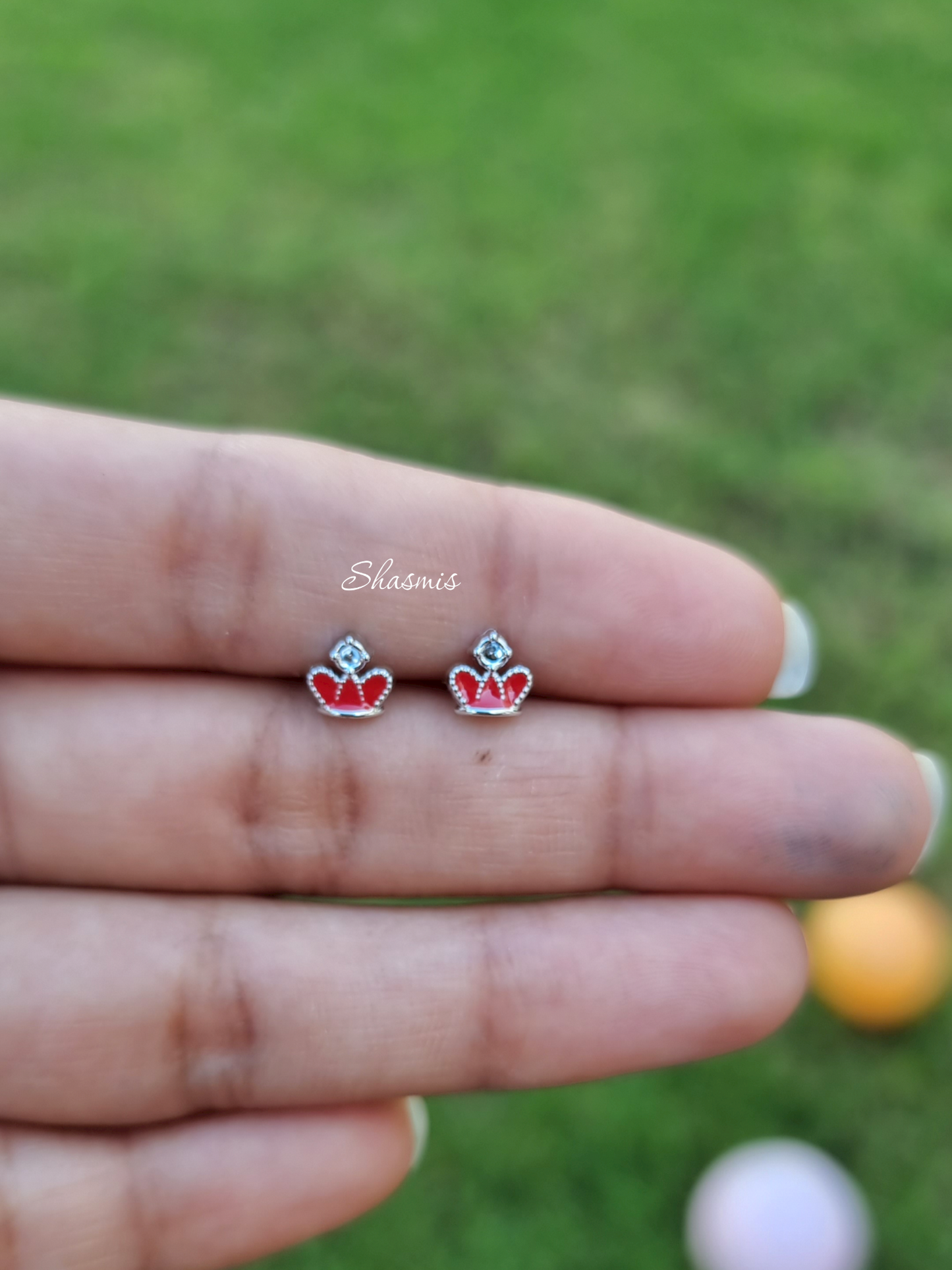 Crown Earrings For Kids, Packed In Gift Box