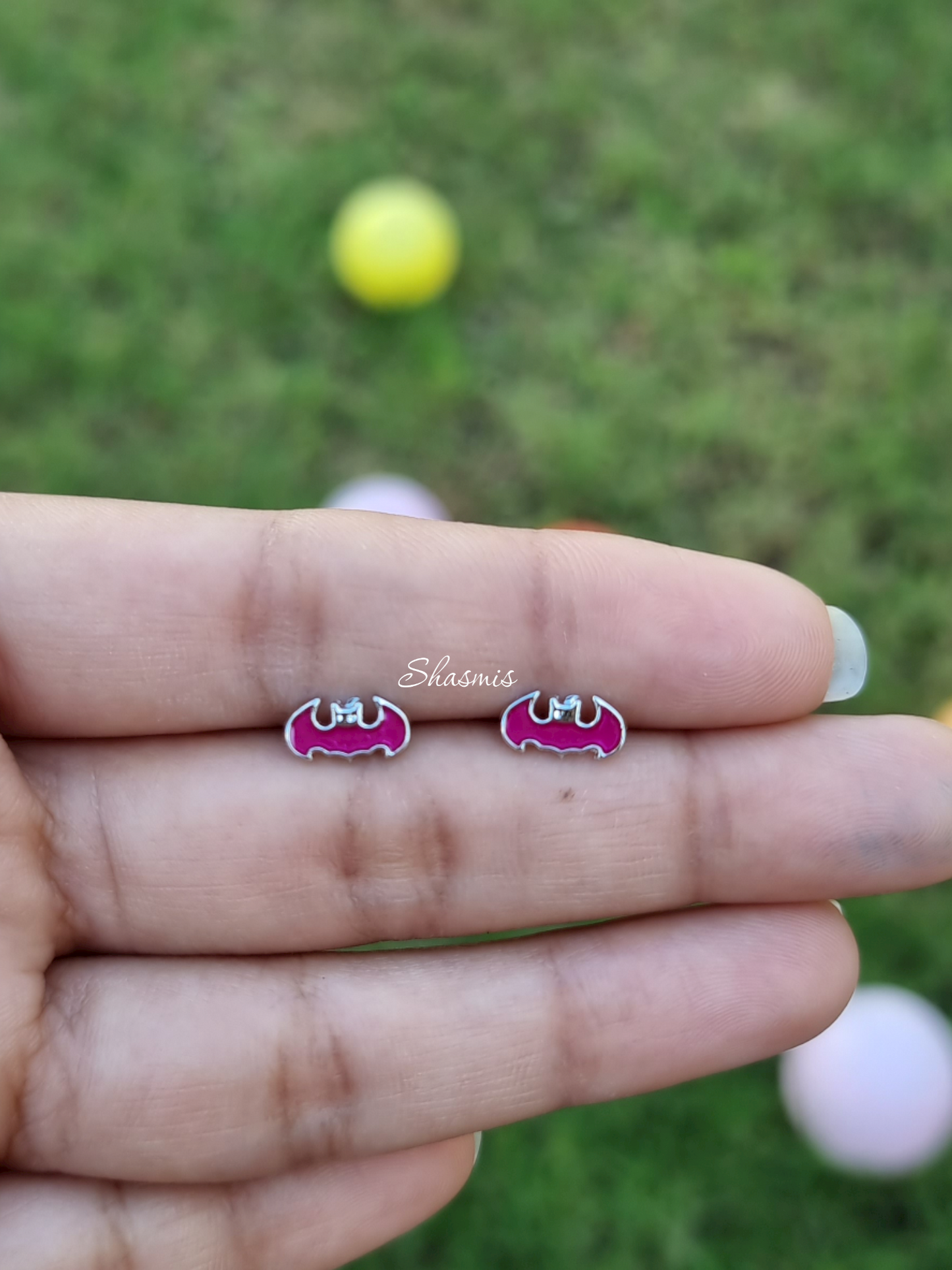 Batman Design Earrings For Kids, Packed In Gift Box