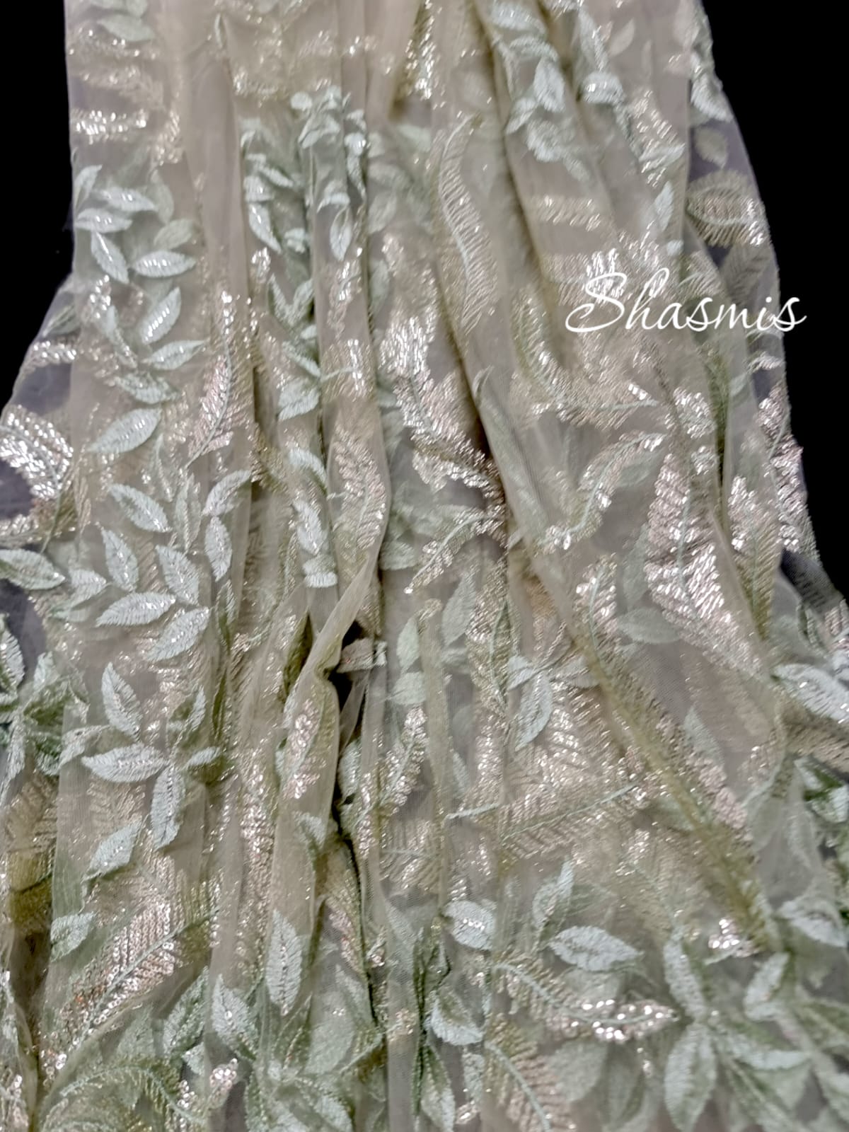 Embroidery lace Organza Fabric Material