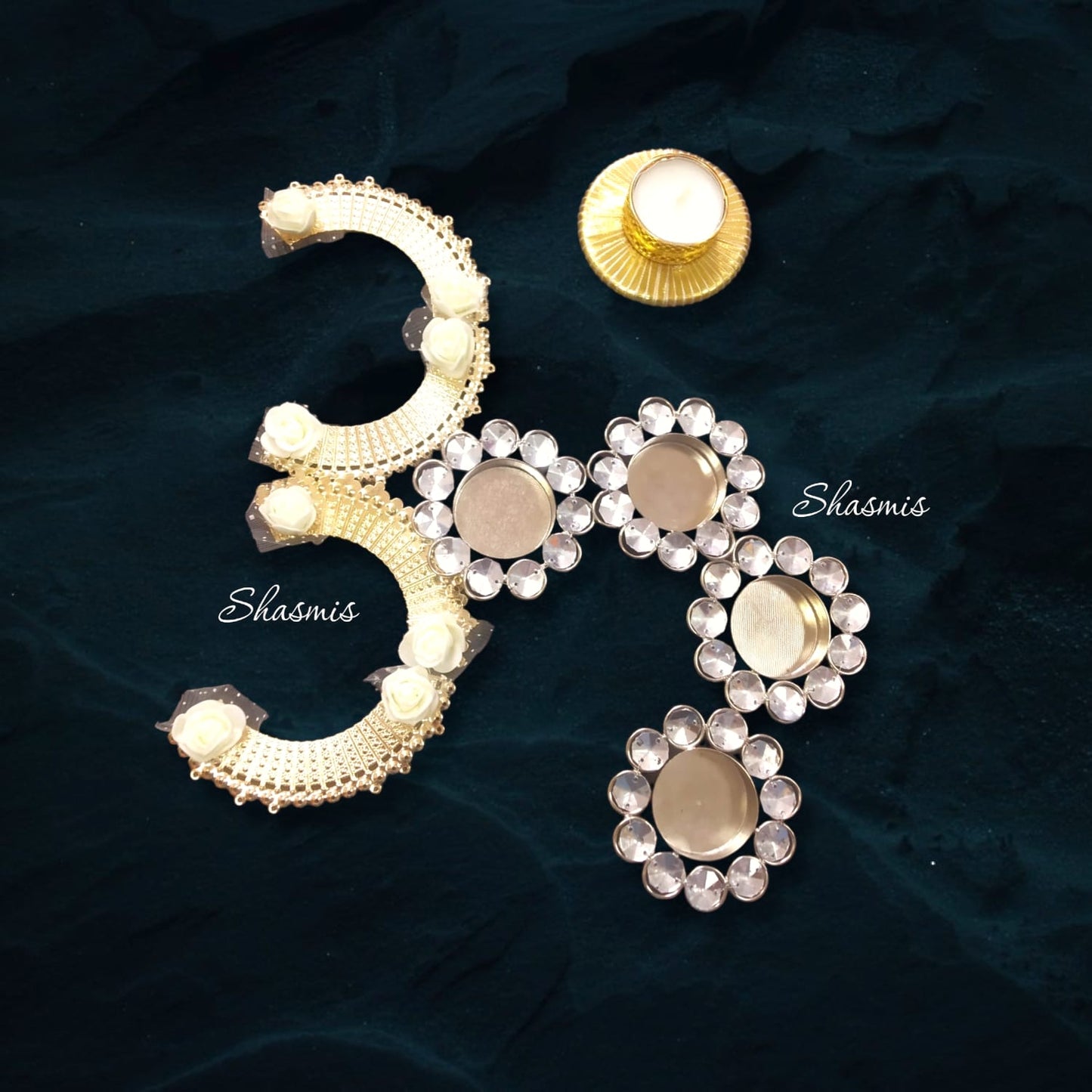 Om Design Candle Holder Set