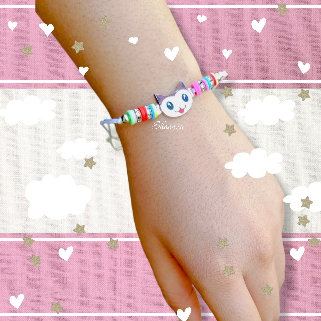 Cute Cat Face Bracelet For Kids,
