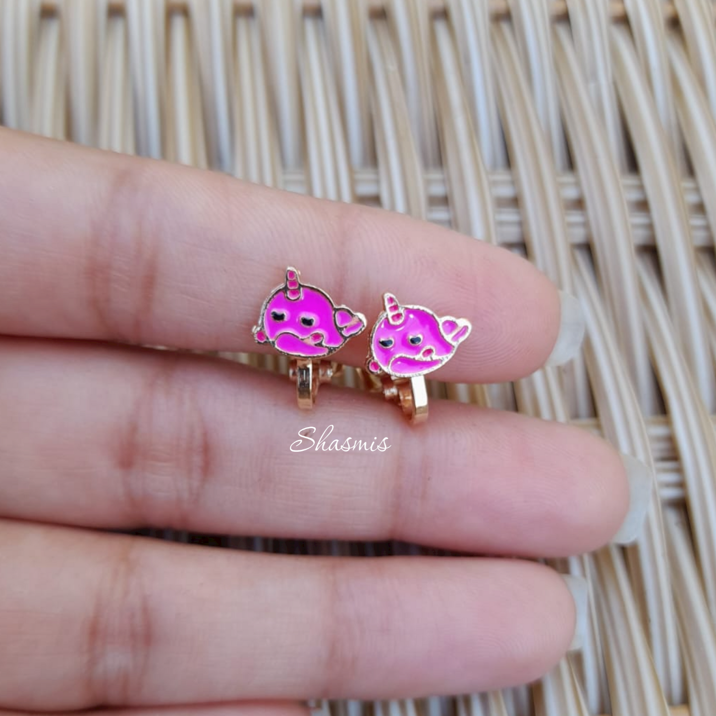 Baby Face Earrings For Kids, Packed In Gift Box