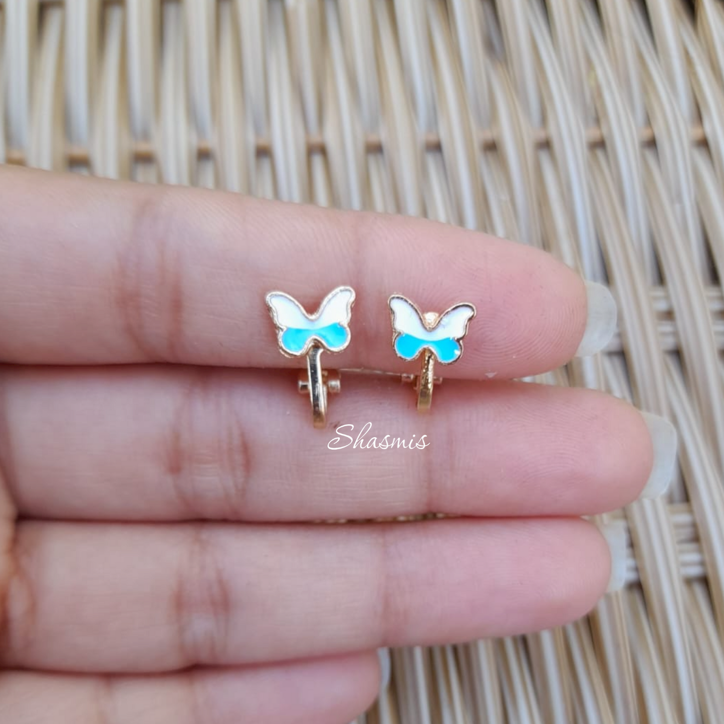 Butterfly Earrings For Kids, Packed In Gift Box