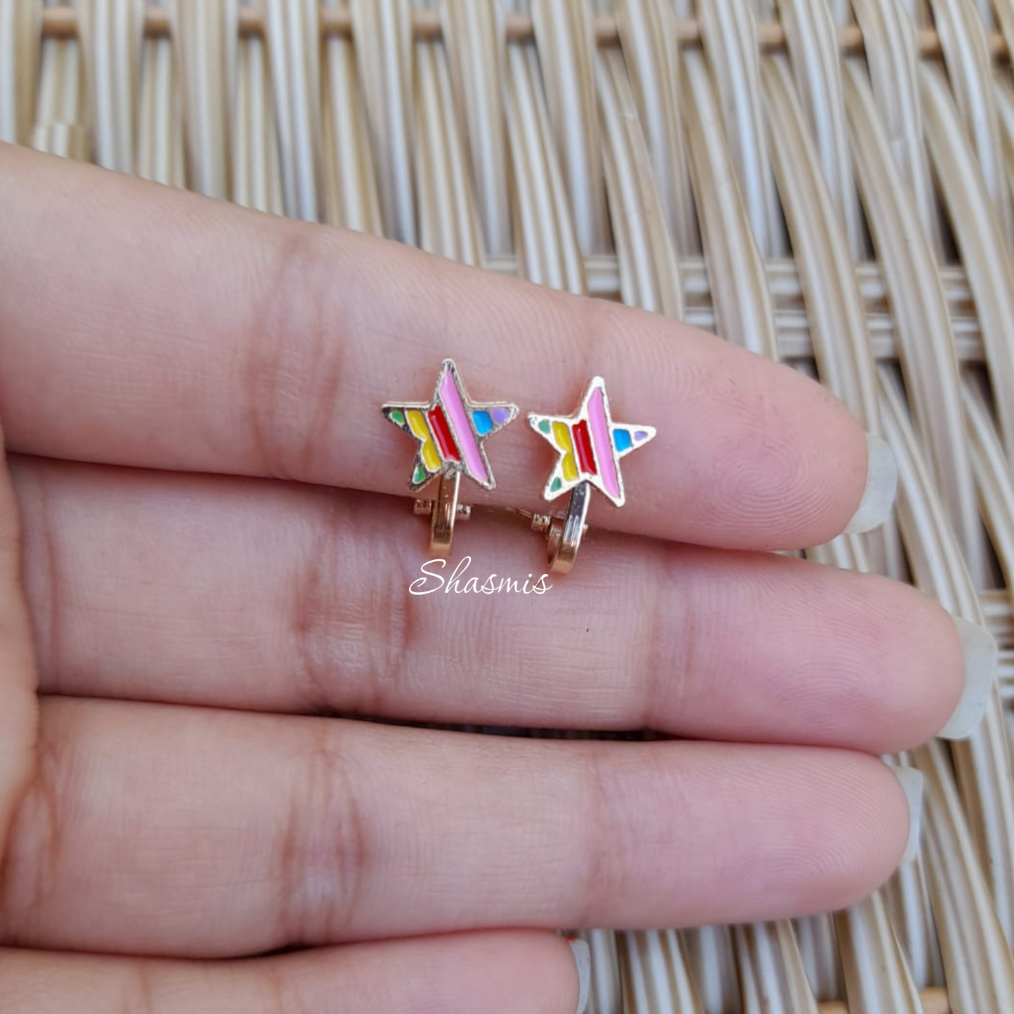 Star Shape Earrings For Kids, Packed In Gift Box