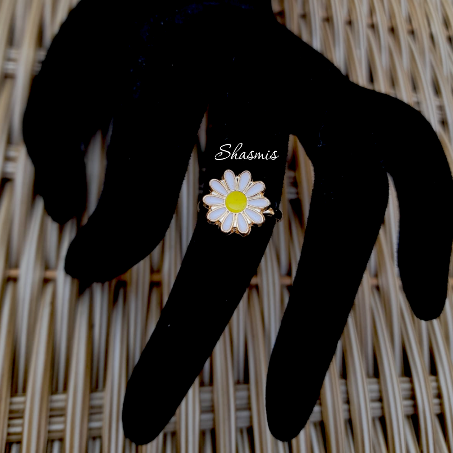 White Flower Ring For Kids, Packed In Gift Box