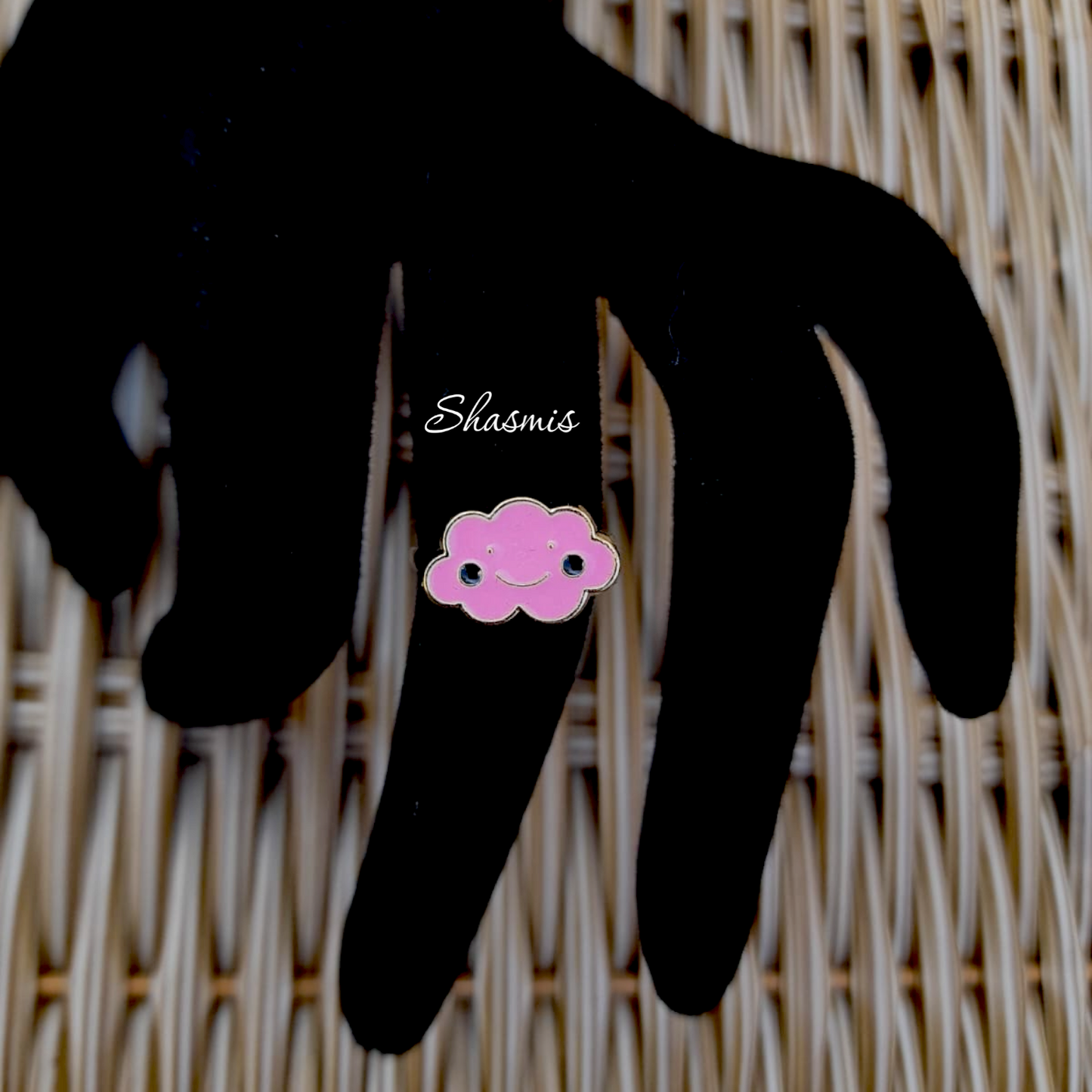 Cloud Face Ring For Kids, Packed In Gift Box