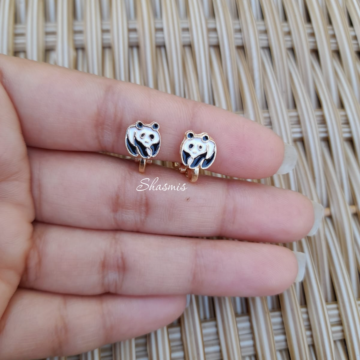 Baby Panda Earrings For Kids, Packed In Gift Box