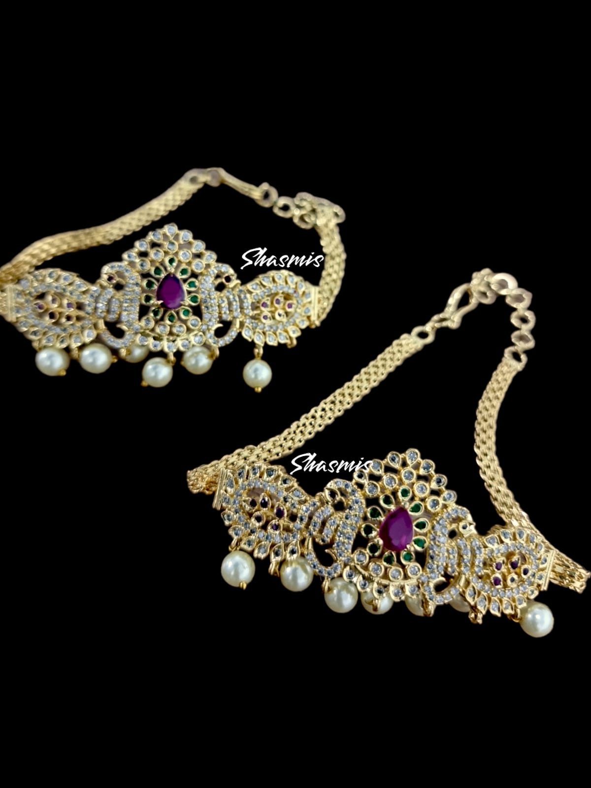 Ruby Stone With Diamond Banjuband