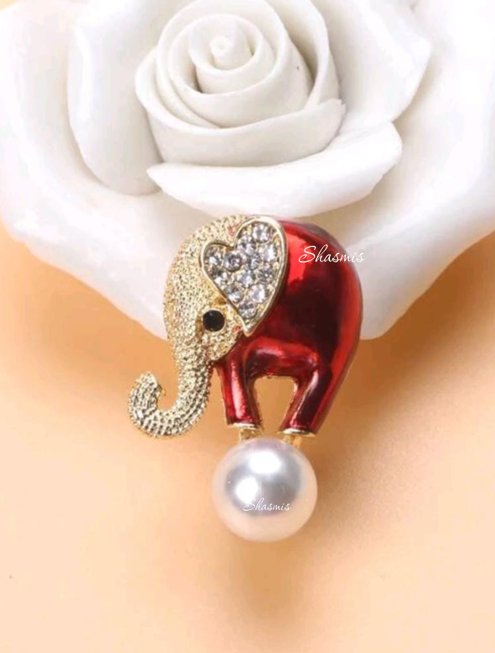 Rama Blue Stone With Golden Design Tear Drop Rings