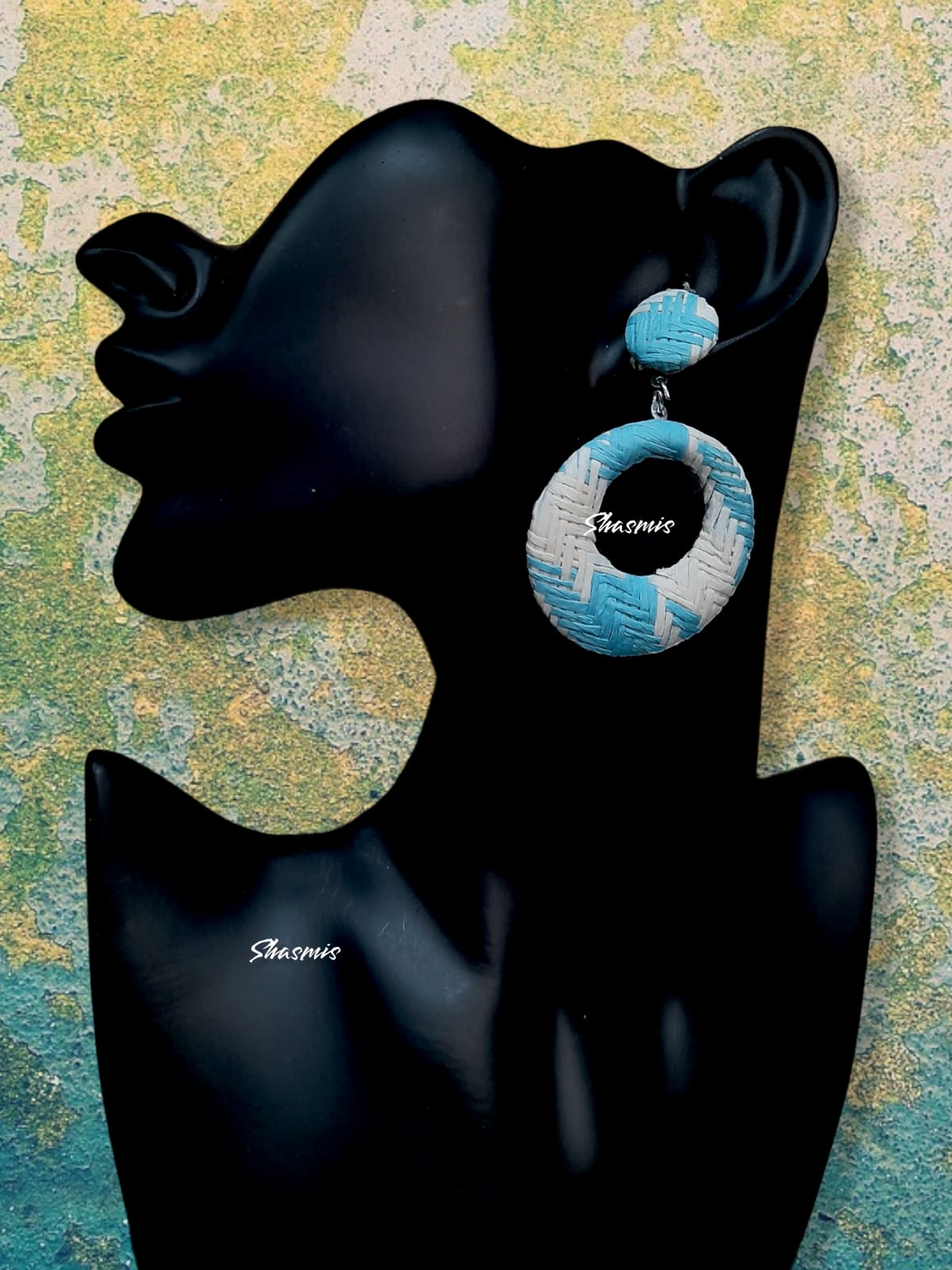 Blue Tread Fashion Earrings