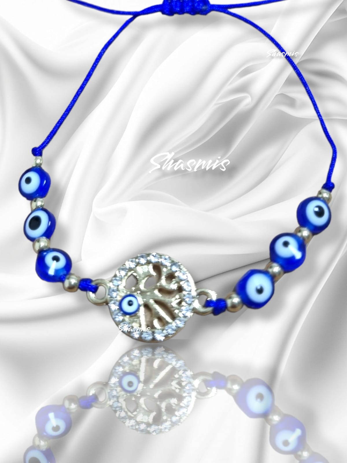 Blue Bead Evil Eye Bracelets