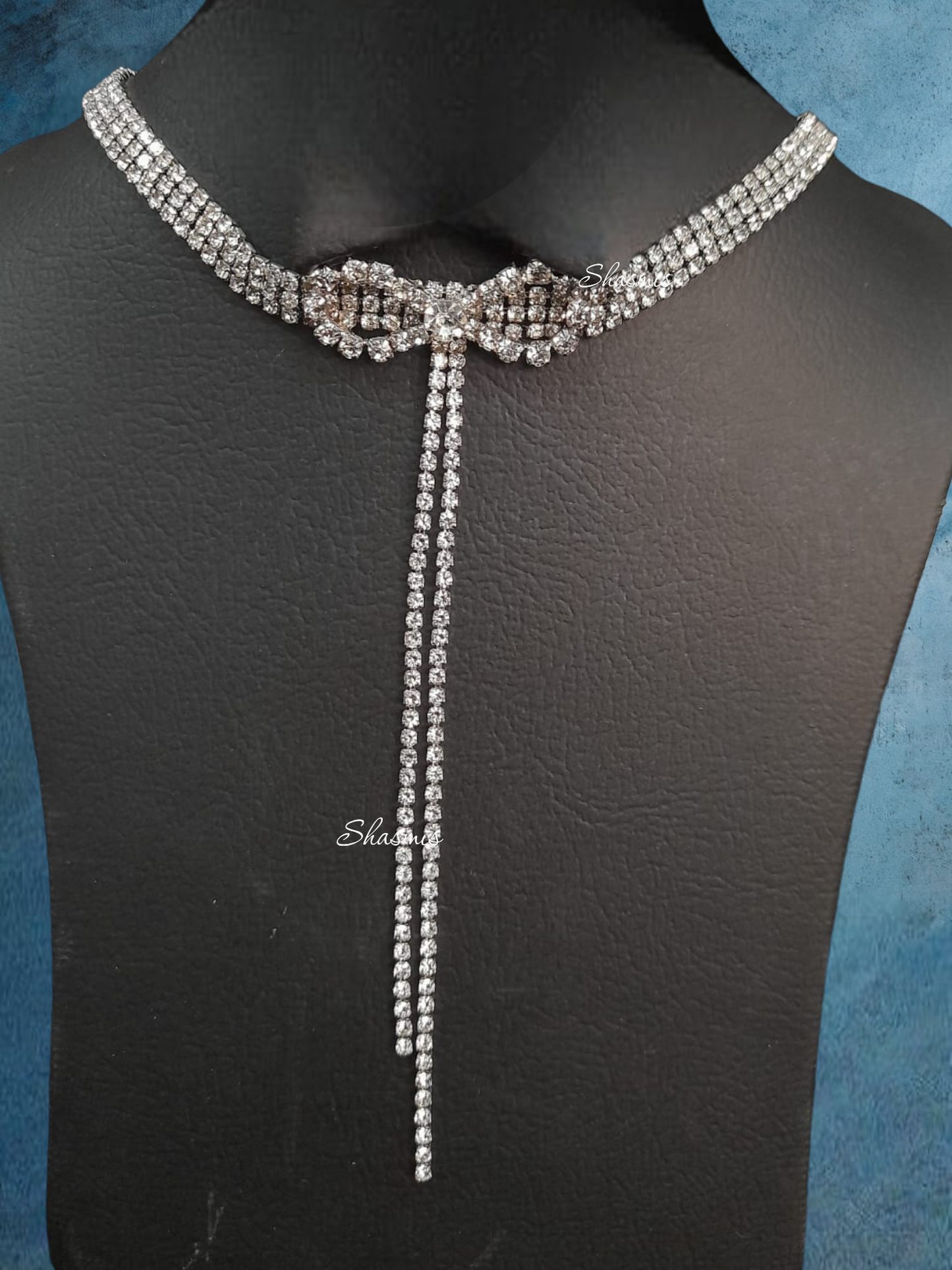 Silver Diamond Necklace
