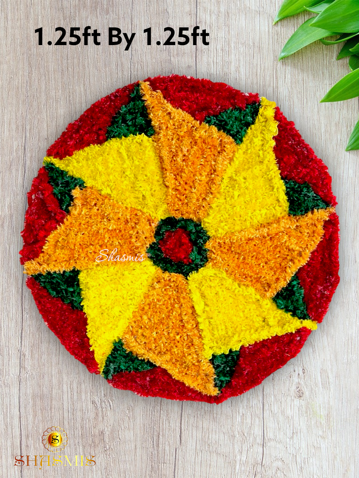 Aamzing Rangoli Mat Design 1.25ft by1.25ft