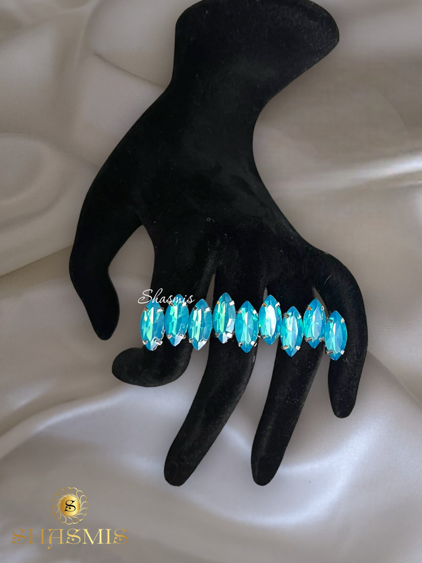 Sky Blue Color Design Prerto Ring