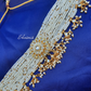 White and Golden Combination Statement Choker Necklace