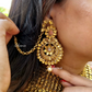 Heavy Bridal Set With Mathapatti and Chain Earrings