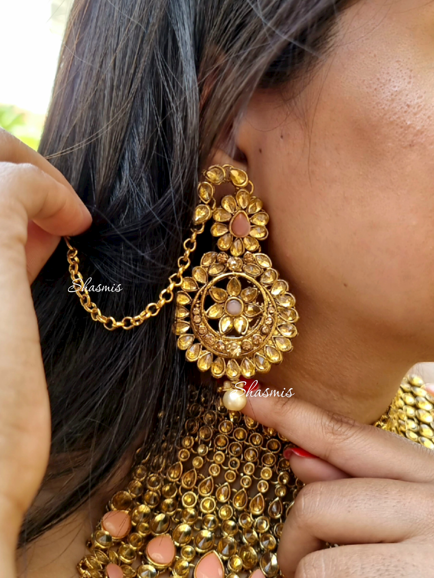Heavy shop bridal earrings