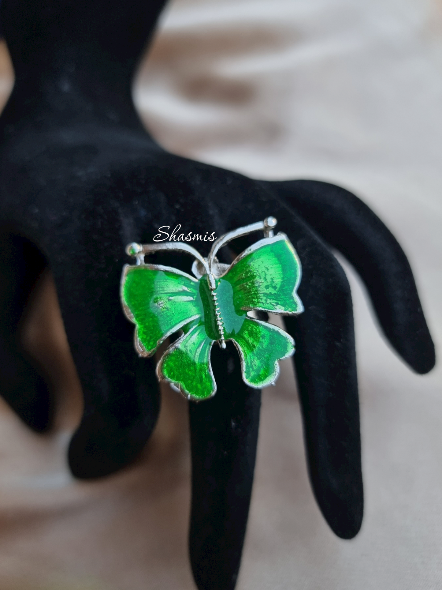 Butterfly Silver Plated Rings