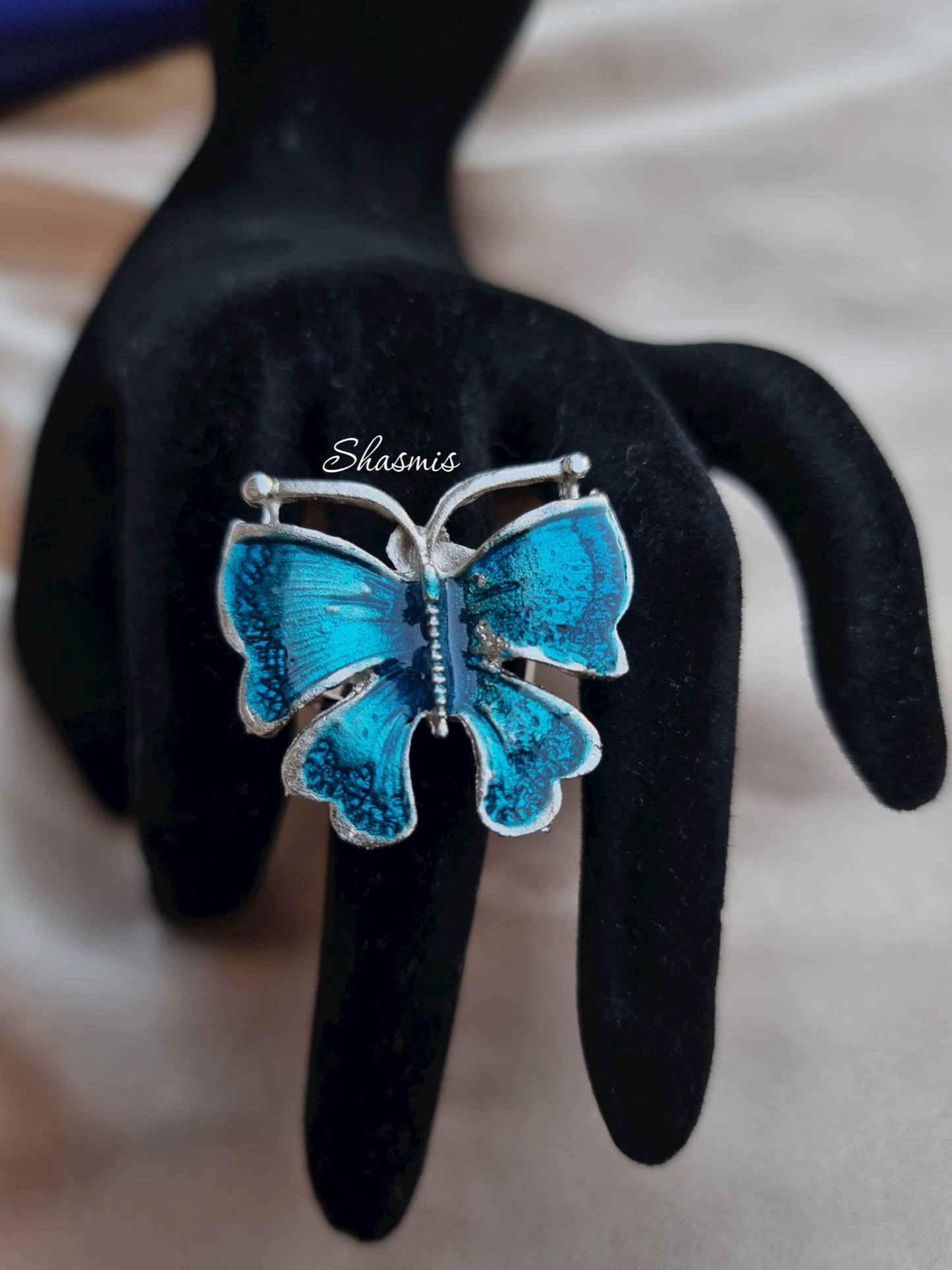 Butterfly Silver Plated Rings