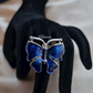 Butterfly Silver Plated Rings