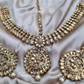 Heavy Bridal Set With Mathapatti and Chain Earrings
