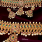 Statement Choker Temple Jewellery With Pendant  and Earrings