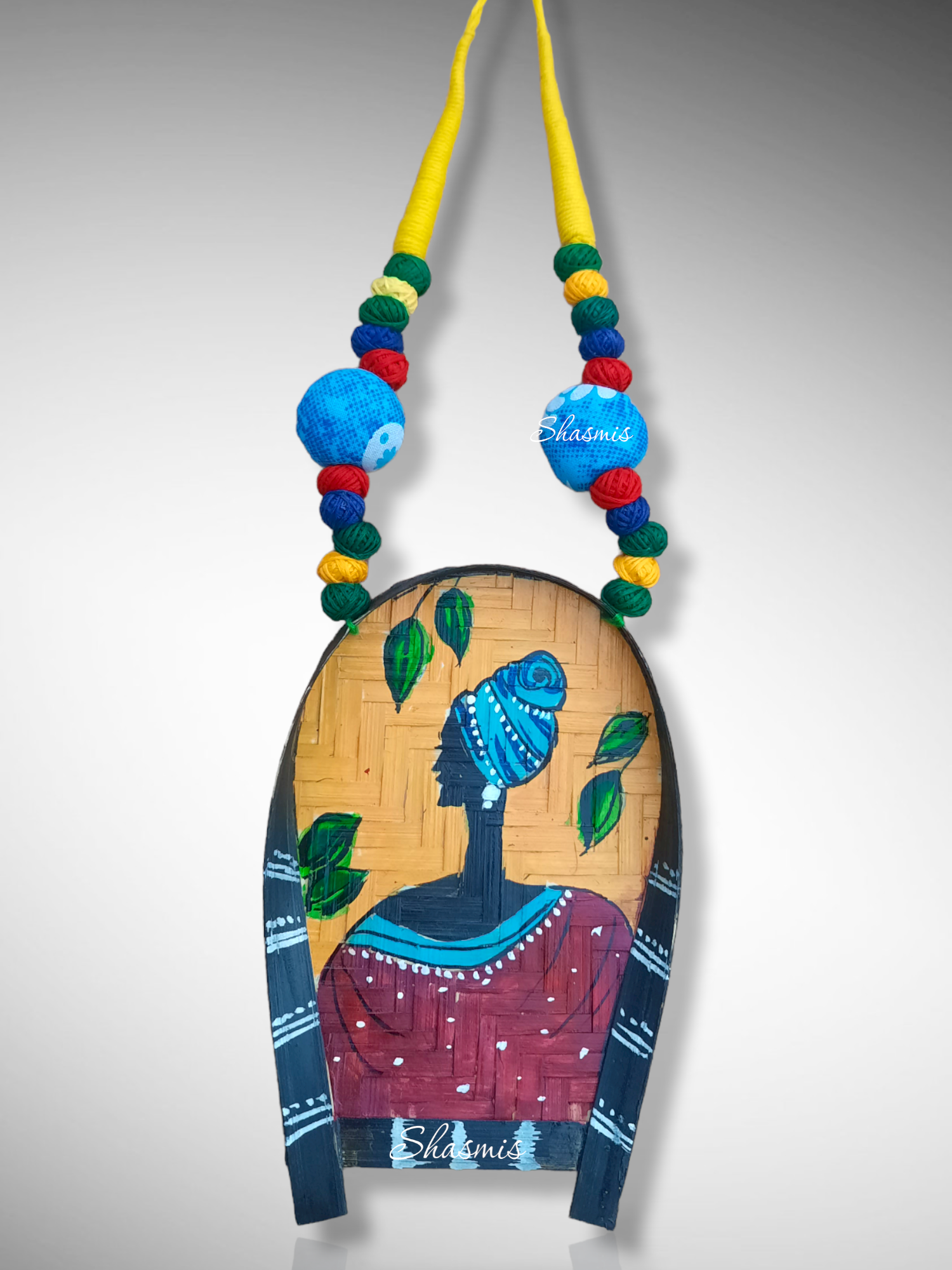 Hand Made Painted Kulo Necklace 