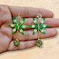 Flower Druzy Earrings