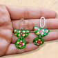 Hand Painted Drop Earrings
