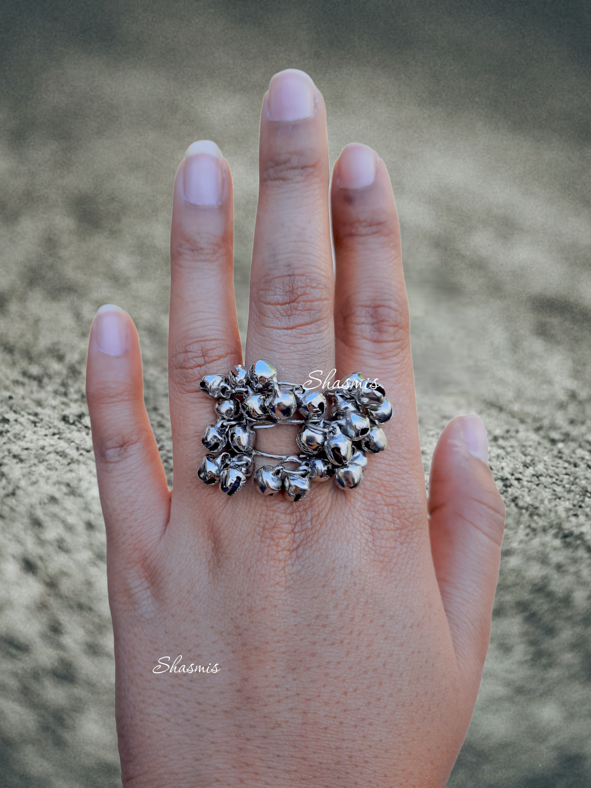 Ghungroo Silver Rings