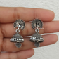 Silver Statement Necklace With Earrings