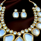 Kundan Backside Meenakari Design Necklace With Earrings