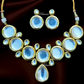 Golden Plated Kundan Backside Meenakari Necklace