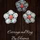 Silver Oxidised Ring With Queen Design and Earrings