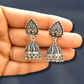 Traditional Oxidised Elephant Design Necklace with Earrings