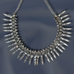 Statement Silver Oxidised Choker 