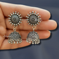Bridal Doli Silver Oxidised Necklace With Earrings