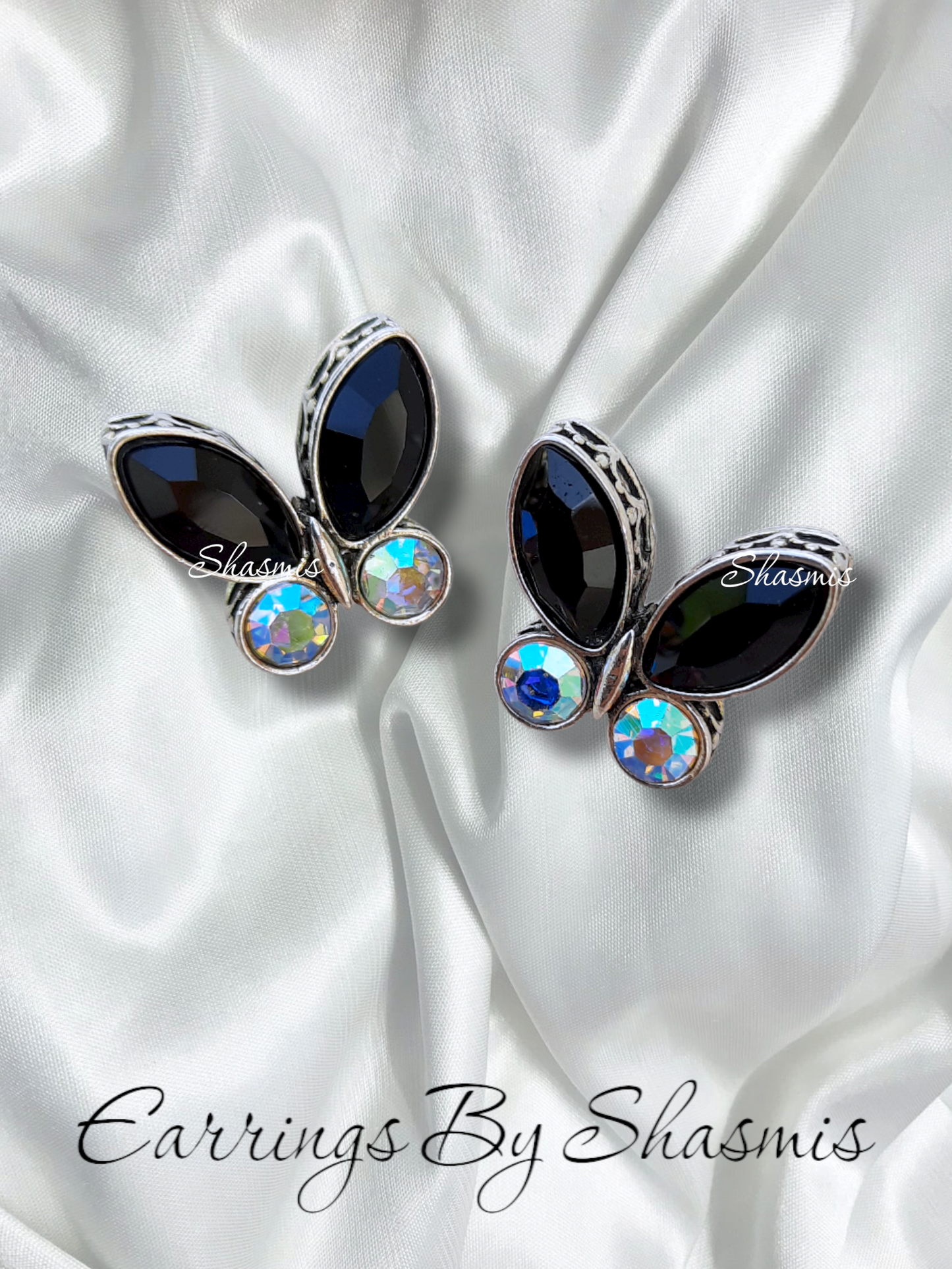 Red Color Butterfly Earrings